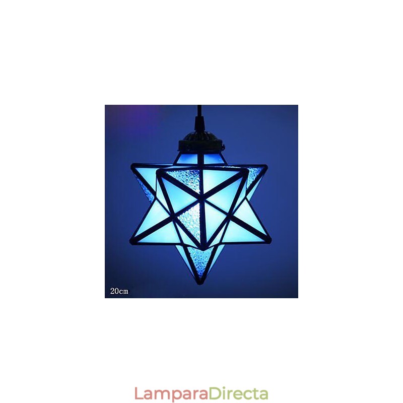 Lámpara colgante moderna con estrellas y diseño creativo de individualidad artística