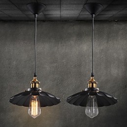 Lámpara colgante de metal estilo europeo clásico retro