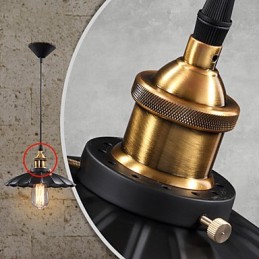 Lámpara colgante de metal estilo europeo clásico retro
