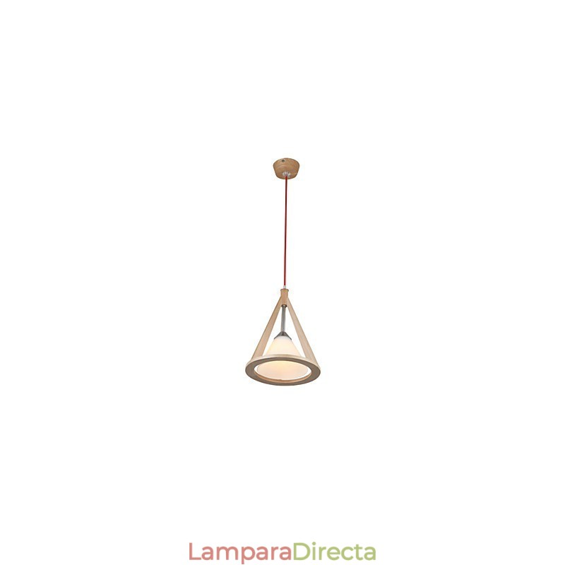Lámpara de araña de madera de estilo de diseñador Lámpara de araña de estilo contemporáneo elegante