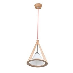 Lámpara de araña de madera de estilo de diseñador Lámpara de araña de estilo contemporáneo elegante