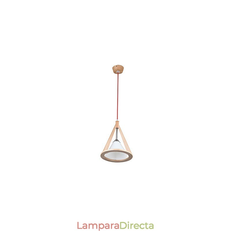 Lámpara de araña de madera de estilo de diseñador Lámpara de araña de estilo contemporáneo elegante