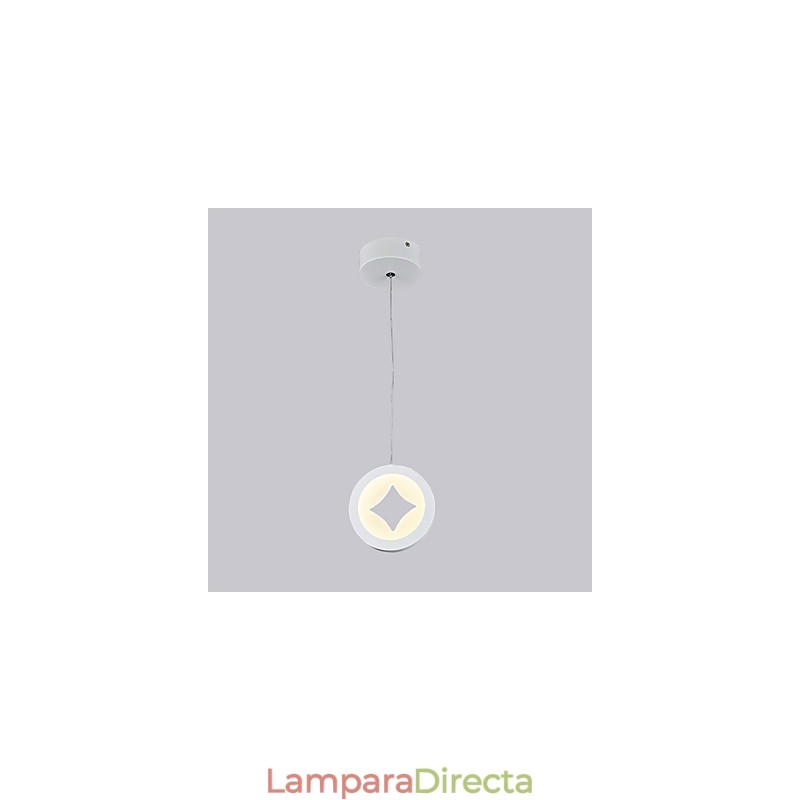 Lámpara colgante delicada de acrílico de 9 W