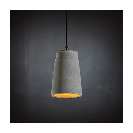 Lámpara colgante de cemento retro contemporánea y contraída Lámpara colgante de cemento retro contemporánea y contraída