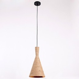 Lámpara colgante de araña estilo mini, moderna, de cuerda