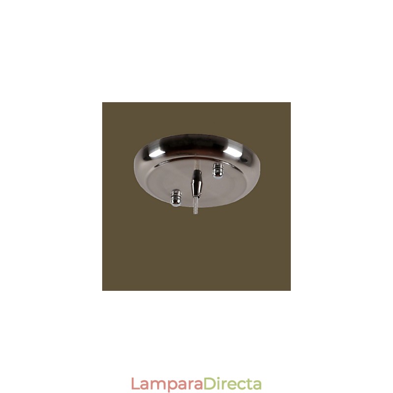Lámpara colgante moderna contemporánea de metal galvanizado