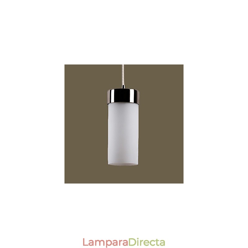 Lámpara colgante moderna contemporánea de metal galvanizado