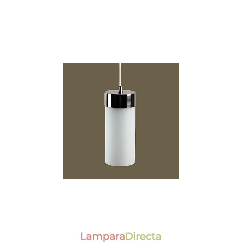 Lámpara colgante moderna contemporánea de metal galvanizado