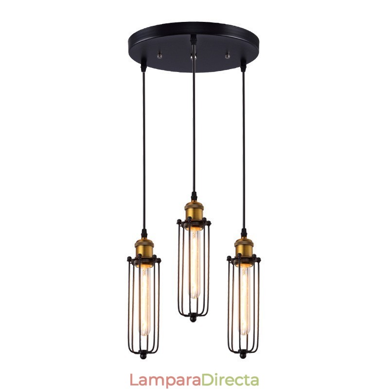 Lámpara colgante de un solo cabezal con diseño de gladiador creativo de estilo industrial de estilo campestre que restaura las costumbres antiguas.