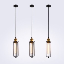 Lámpara colgante de un solo cabezal con diseño de gladiador creativo de estilo industrial de estilo campestre que restaura las costumbres antiguas.