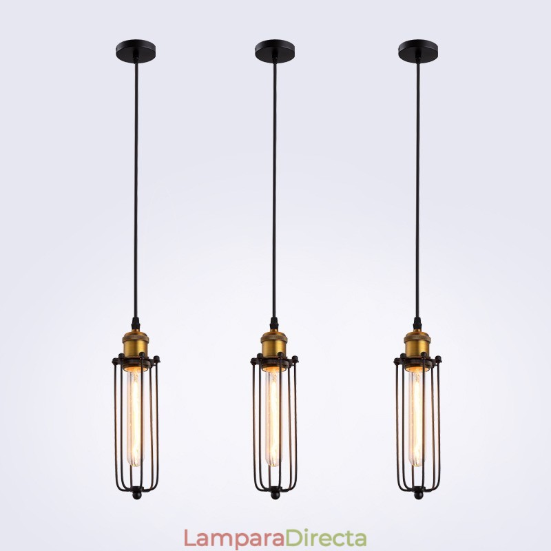 Lámpara colgante de un solo cabezal con diseño de gladiador creativo de estilo industrial de estilo campestre que restaura las costumbres antiguas.