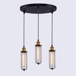 Lámpara colgante de un solo cabezal con diseño de gladiador creativo de estilo industrial de estilo campestre que restaura las costumbres antiguas.
