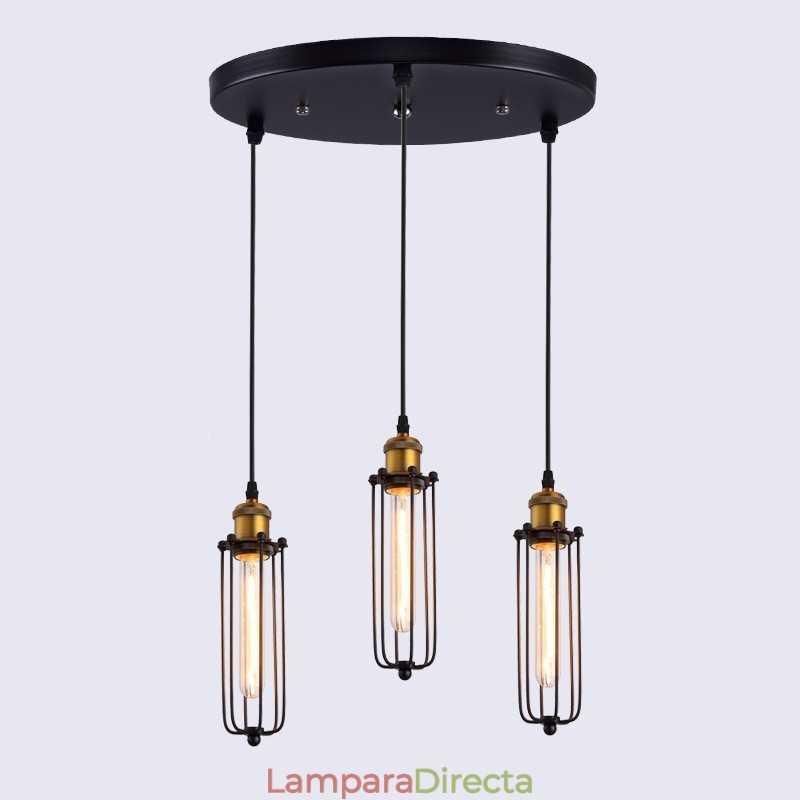 Lámpara colgante de un solo cabezal con diseño de gladiador creativo de estilo industrial de estilo campestre que restaura las costumbres antiguas.