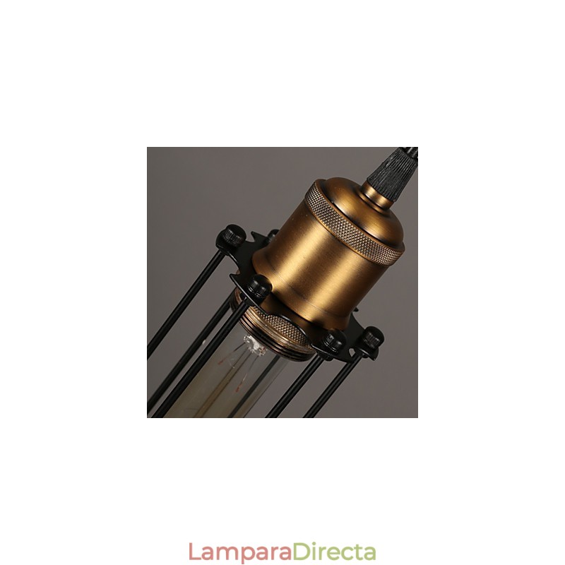 Lámpara colgante de un solo cabezal con diseño de gladiador creativo de estilo industrial de estilo campestre que restaura las costumbres antiguas.