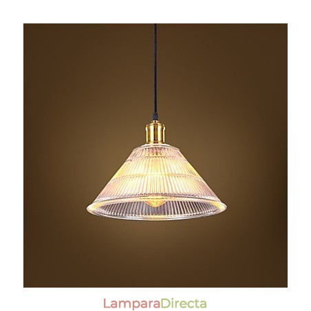 Lámpara colgante retro estilo rural americano con vidrio industrial Lámpara colgante retro estilo rural americano con vidrio industrial
