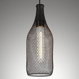 Lámpara colgante de botella vintage americana y lámpara colgante decorativa