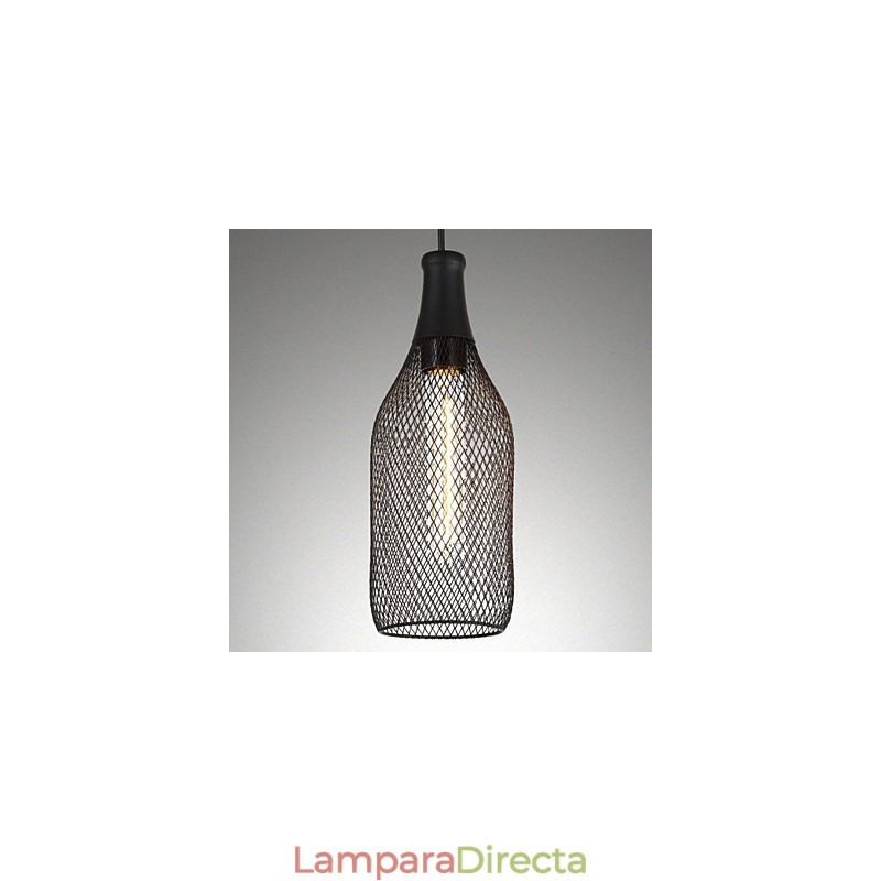 Lámpara colgante de botella vintage americana y lámpara colgante decorativa