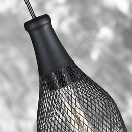 Lámpara colgante de botella vintage americana y lámpara colgante decorativa