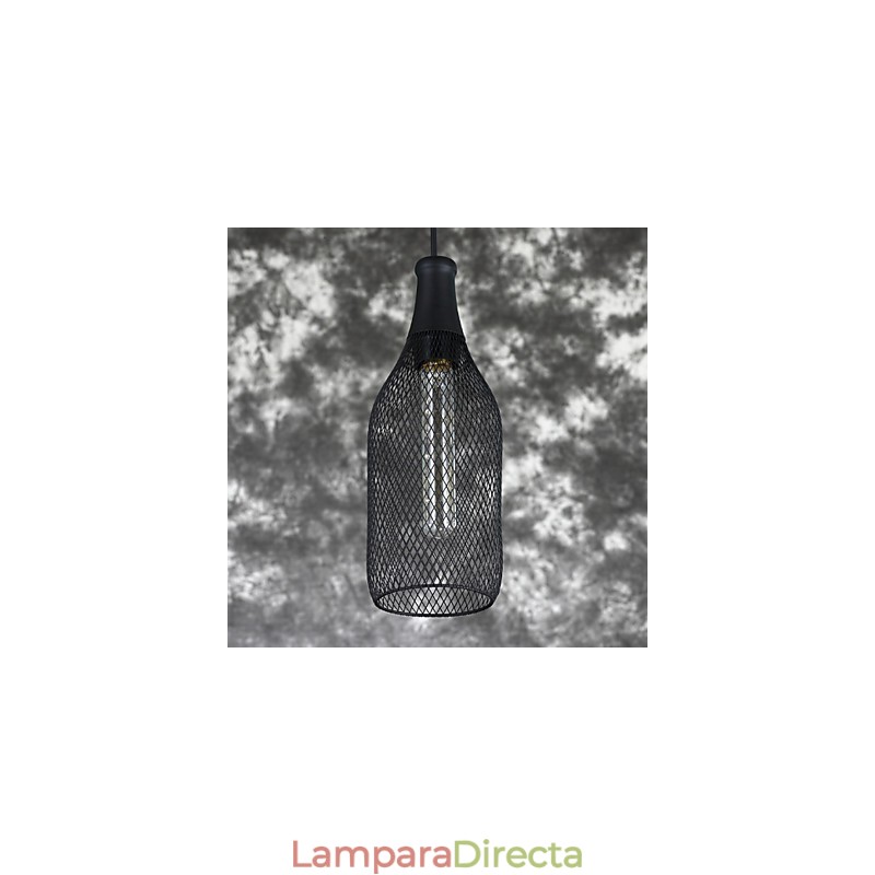 Lámpara colgante de botella vintage americana y lámpara colgante decorativa