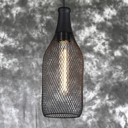 Lámpara colgante de botella vintage americana y lámpara colgante decorativa