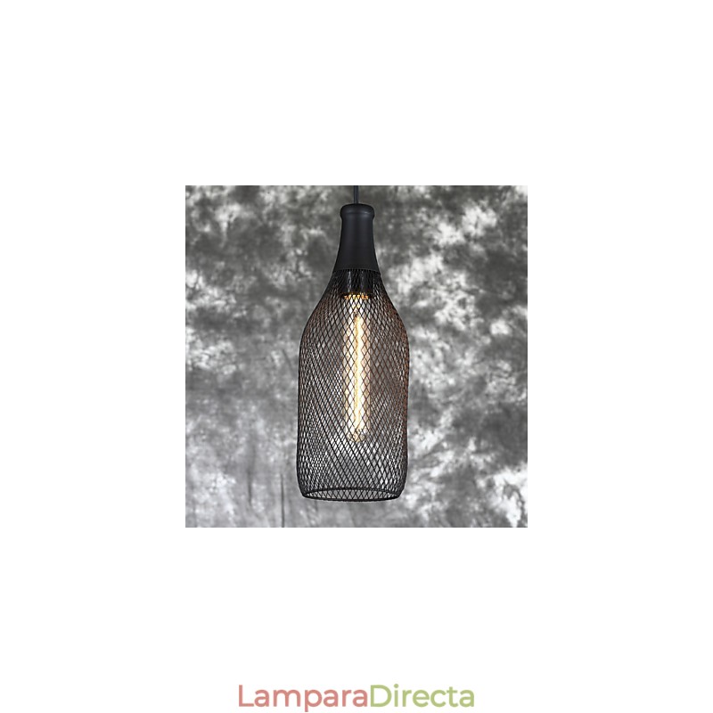 Lámpara colgante de botella vintage americana y lámpara colgante decorativa