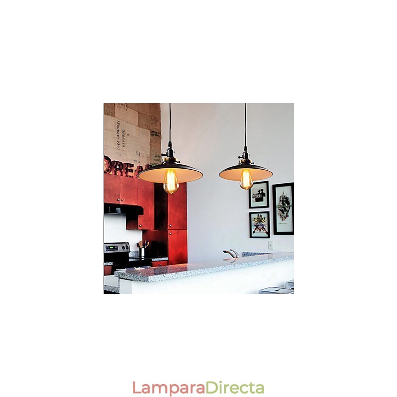 Lámparas colgantes tradicionales clásicas retro de metal