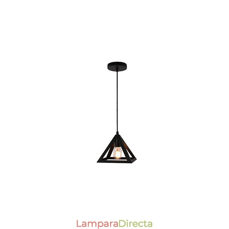 Lámparas colgantes estilo mini, tradicional, clásico, rústico, estilo cabaña, vintage, campestre, garaje, metal.