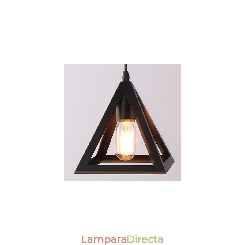 Lámparas colgantes estilo mini, tradicional, clásico, rústico, estilo cabaña, vintage, campestre, garaje, metal.