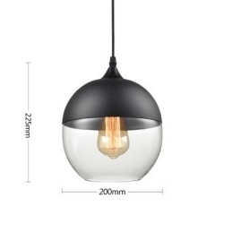 Lámpara de araña de cristal y hierro forjado de la tienda Nordic Creative Stair Shop