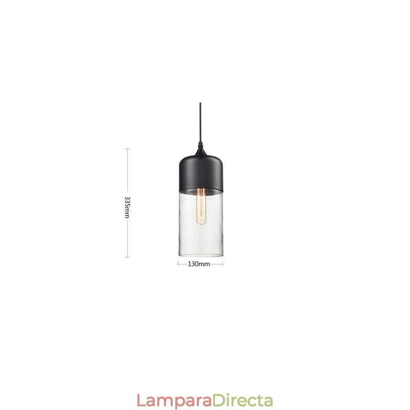 Lámpara de araña de cristal y hierro forjado de la tienda Nordic Creative Stair Shop