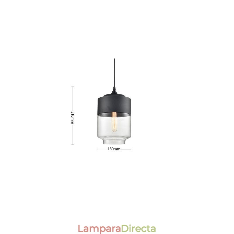Lámpara de araña de cristal y hierro forjado de la tienda Nordic Creative Stair Shop