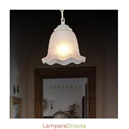 Lámpara colgante de metal con pintura retro, clásica y tradicional Lámpara colgante de metal con pintura retro, clásica y tradicional