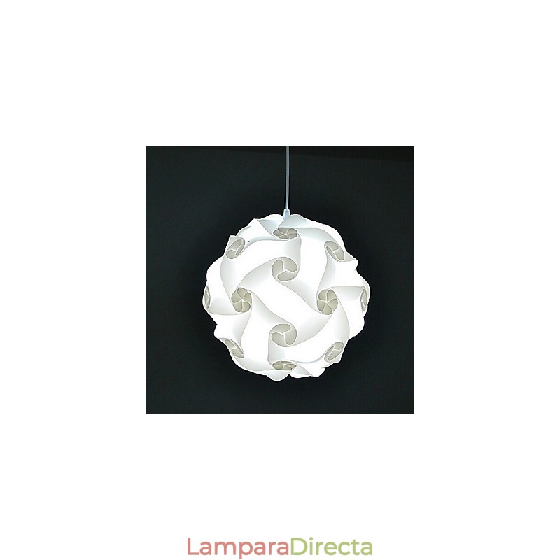 Lámpara colgante moderna de bola DIY de 40 cm