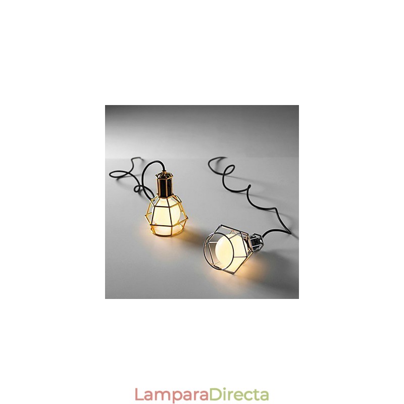 Lámpara colgante de metal galvanizado estilo campestre para garaje