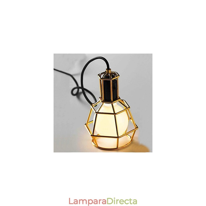 Lámpara colgante de metal galvanizado estilo campestre para garaje