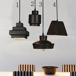 Lámpara colgante de cristal retro estilo country americano con diseño oxidado