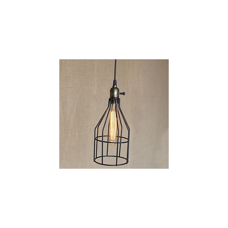 Lámpara de araña pequeña industrial retro americana