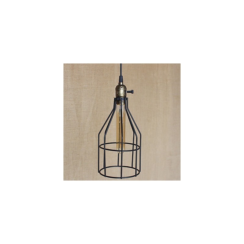 Lámpara de araña pequeña industrial retro americana