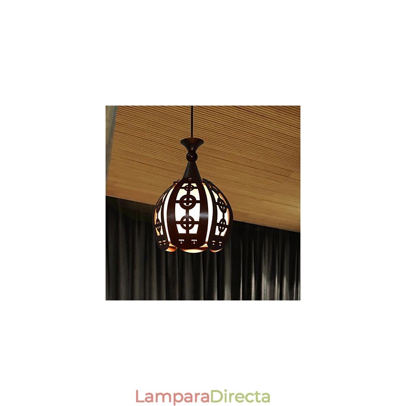 Lámpara colgante de cafetería creativa retro