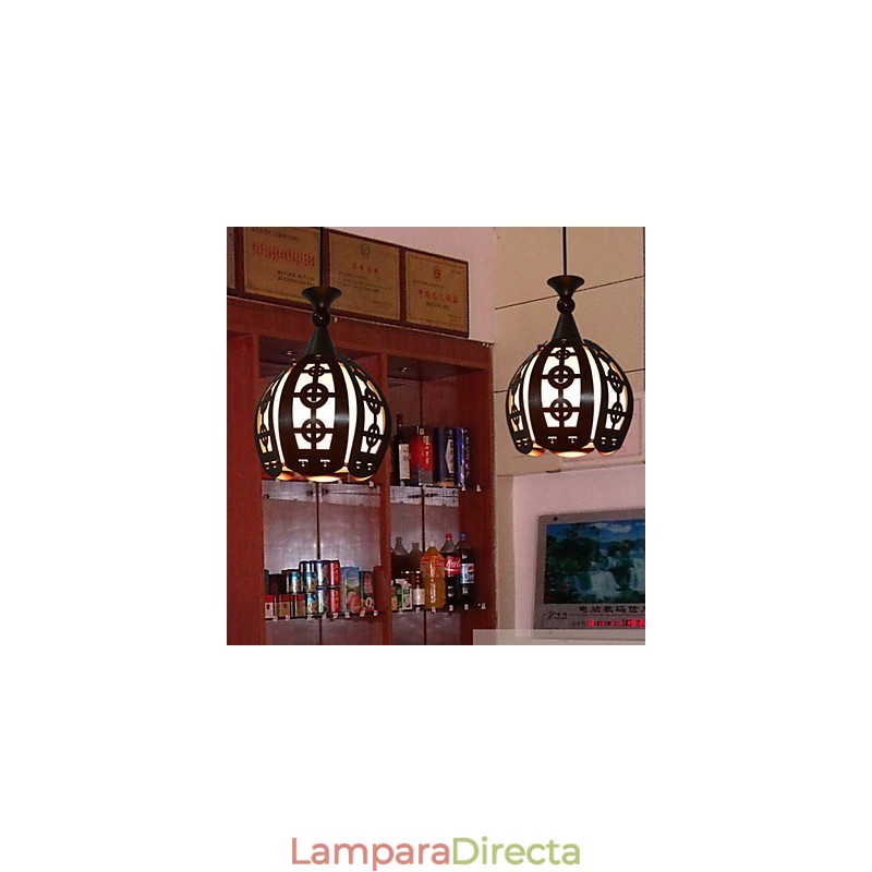 Lámpara colgante de cafetería creativa retro