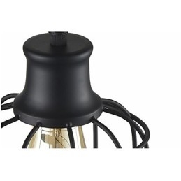Lámpara colgante Edison vintage con pantalla de jaula