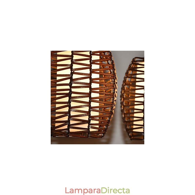 Lámpara colgante clásica con diseño de tejido Cany Art
