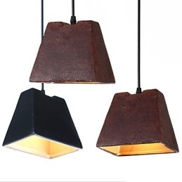 Lámpara colgante de cerámica estilo industrial vintage de Edison para decoración del hogar.