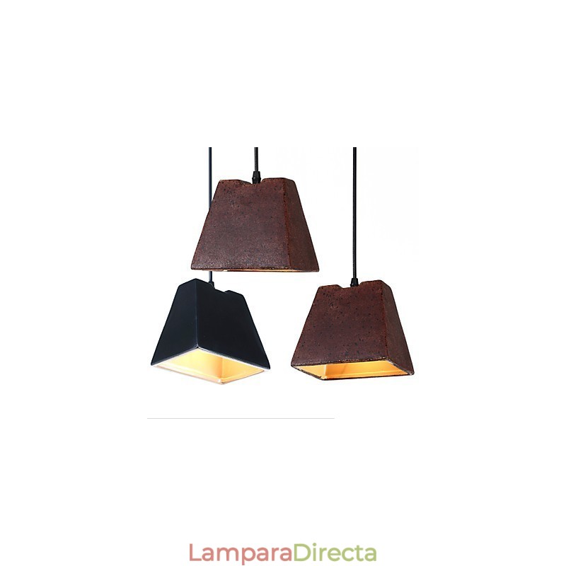 Lámpara colgante de cerámica estilo industrial vintage de Edison para decoración del hogar.