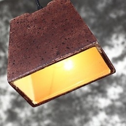 Lámpara colgante de cerámica estilo industrial vintage de Edison para decoración del hogar.