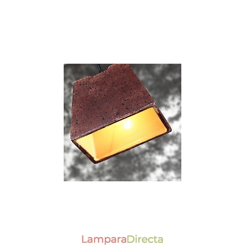 Lámpara colgante de cerámica estilo industrial vintage de Edison para decoración del hogar.