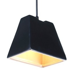 Lámpara colgante de cerámica estilo industrial vintage de Edison para decoración del hogar.