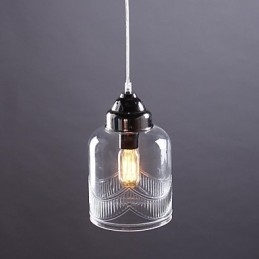 Lámpara colgante de comedor moderna, contemporánea, tradicional, clásica, vintage, estilo campestre, de níquel y vidrio.