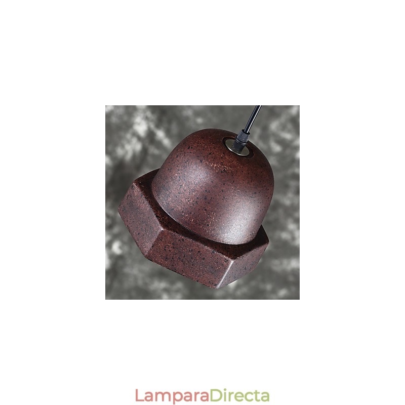 Lámpara colgante de cerámica estilo industrial vintage de Edison para decoración del hogar.