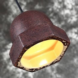 Lámpara colgante de cerámica estilo industrial vintage de Edison para decoración del hogar.